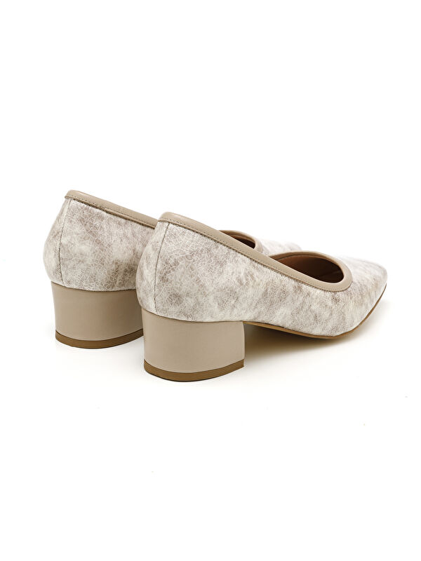 John May Bej John May Stiletto Mar Kadın Topuklu/ MAR-25Y-133-780 Yılan