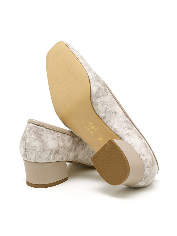 John May Bej John May Stiletto Mar Kadın Topuklu/ MAR-25Y-133-780 Yılan