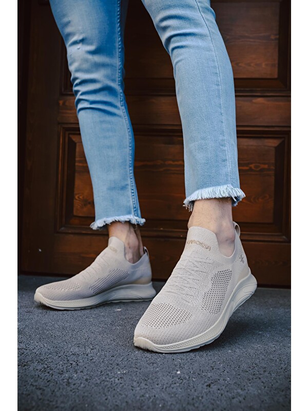 Oksit Ossa Slip On Nefes Alan Kalın Taban Erkek Sneaker