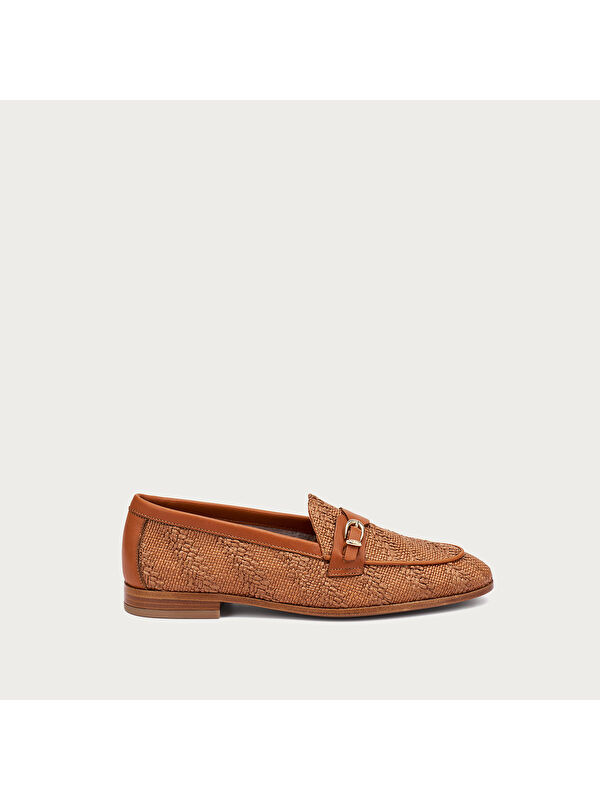 Frau Kadın Babet Ayakkabı 94F5 RAFFIA LOAFERS