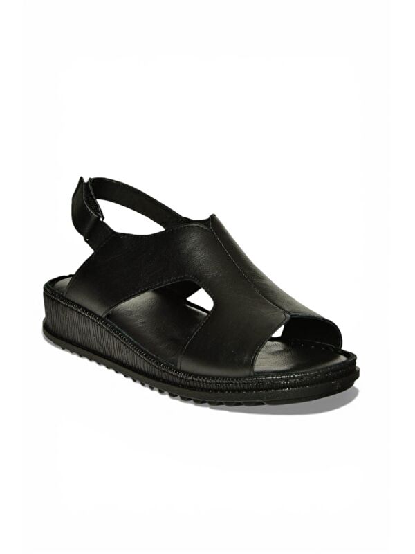 Fox Shoes Siyah Kadın Sandalet Y555040903