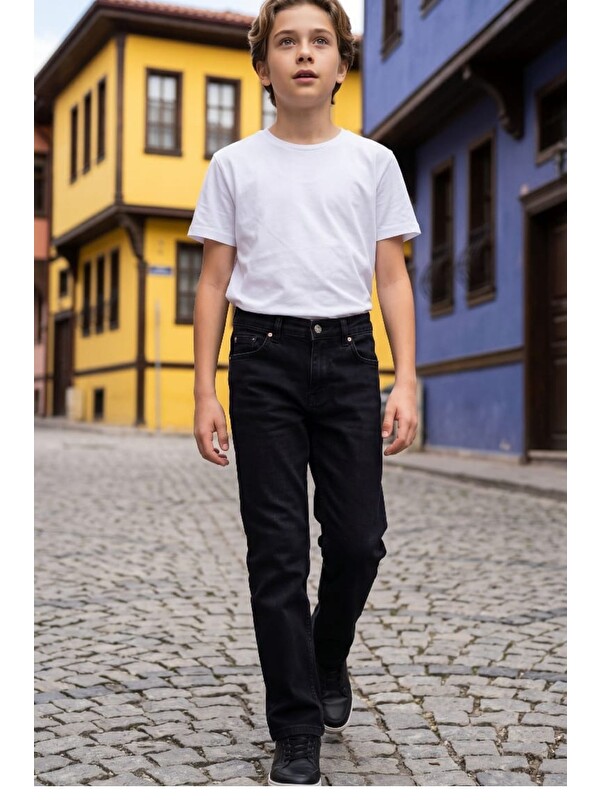 Pina Kids Erkek Çocuk  Elastanlı Jean Pantolon PNT6012