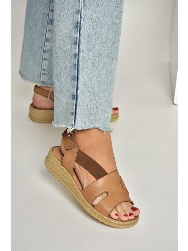 Fox Shoes Kahverengi Fox Shoes Taba Kadın Sandalet Y555554003