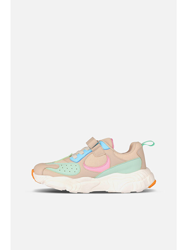 Niro II Hafif Kız Çocuk Bej Spor Ayakkabı - Görsel 3