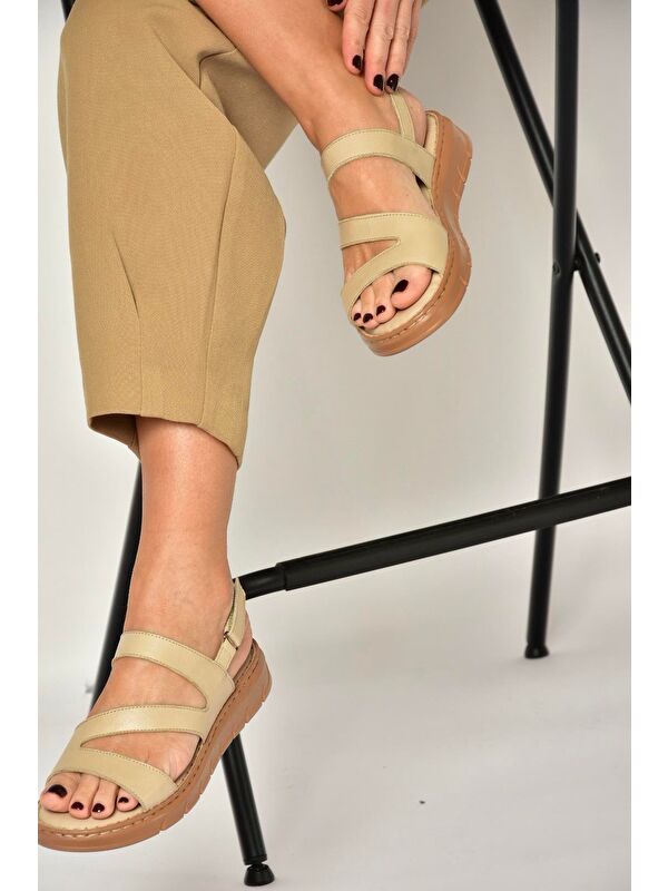 Fox Shoes Kahverengi Fox Shoes Sandalet Kadın Y555530403