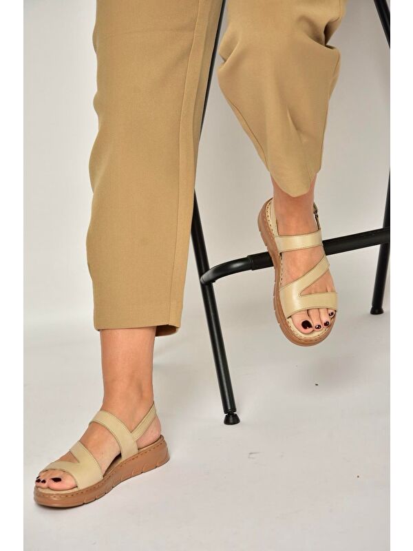 Fox Shoes Kahverengi Fox Shoes Sandalet Kadın Y555530403