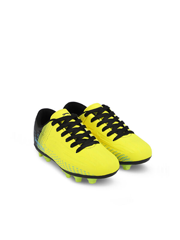 SCORE I KRP Erkek Çocuk Futbol Ayakkabı Neon Sarı / Siyah - Görsel 3