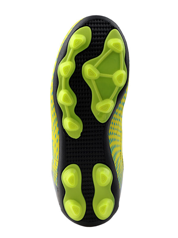 SCORE I KRP Erkek Çocuk Futbol Ayakkabı Neon Sarı / Siyah - Görsel 8