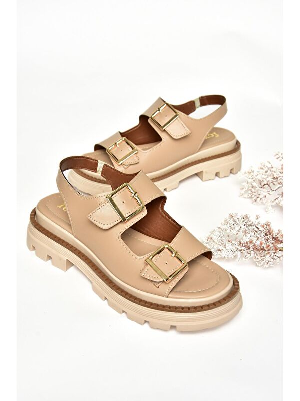 S4373022 Ten Kadın Sandalet - Görsel 7