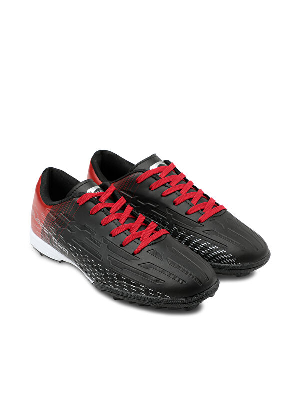 SCORE I HS Erkek Çocuk Futbol Ayakkabı Siyah / Kırmızı - Görsel 3