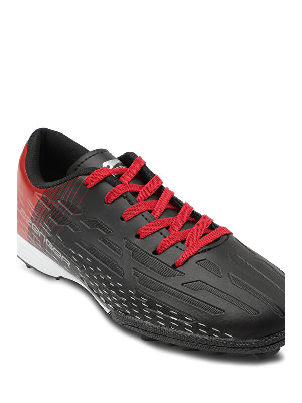 SCORE I HS Erkek Çocuk Futbol Ayakkabı Siyah / Kırmızı - Görsel 5