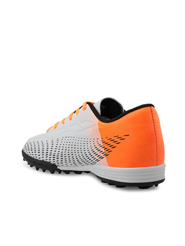 SCORE I HS Erkek Çocuk Futbol Ayakkabı Beyaz / Turuncu - Görsel 4