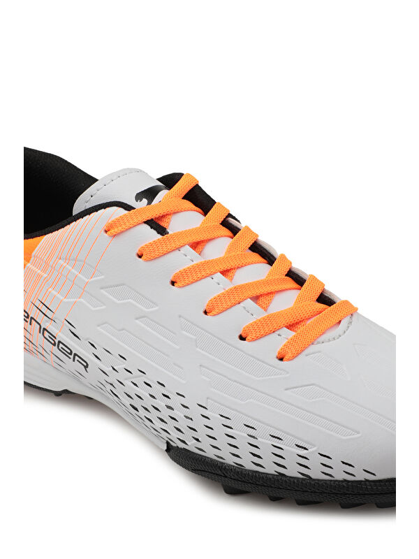 SCORE I HS Erkek Çocuk Futbol Ayakkabı Beyaz / Turuncu - Görsel 5