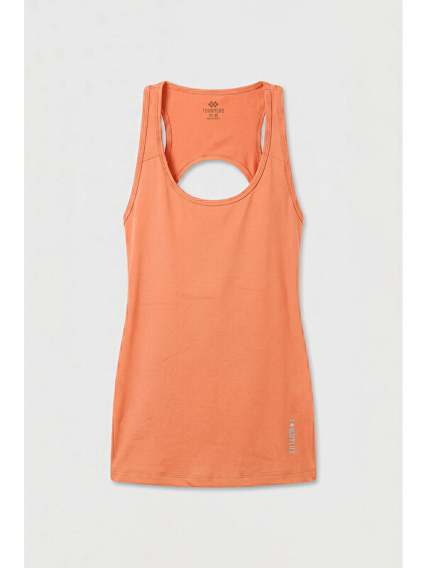 Tommylife Mercan Standart Fit Sırt Detaylı Performans Kadın Spor Atlet - 97297