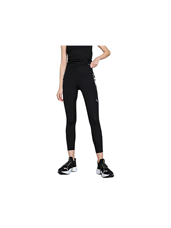 Puma Tropical Aop Hw 7/8 Tight Kadın Antrenman Taytı 52678551 Siyah