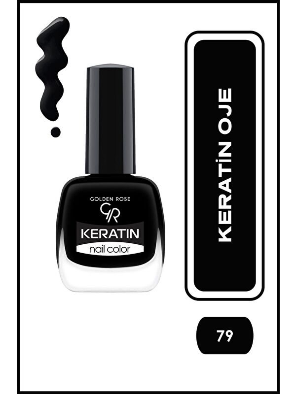GOLDEN ROSE Keratin Nail Color No: 79 - Keratin Oje