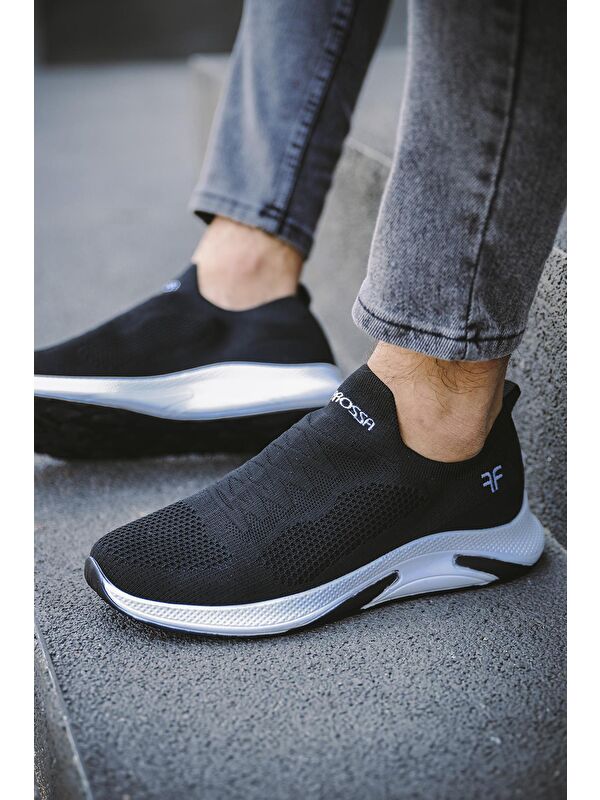 Ossa Slip On Nefes Alan Kalın Taban Erkek Sneaker - Görsel 5