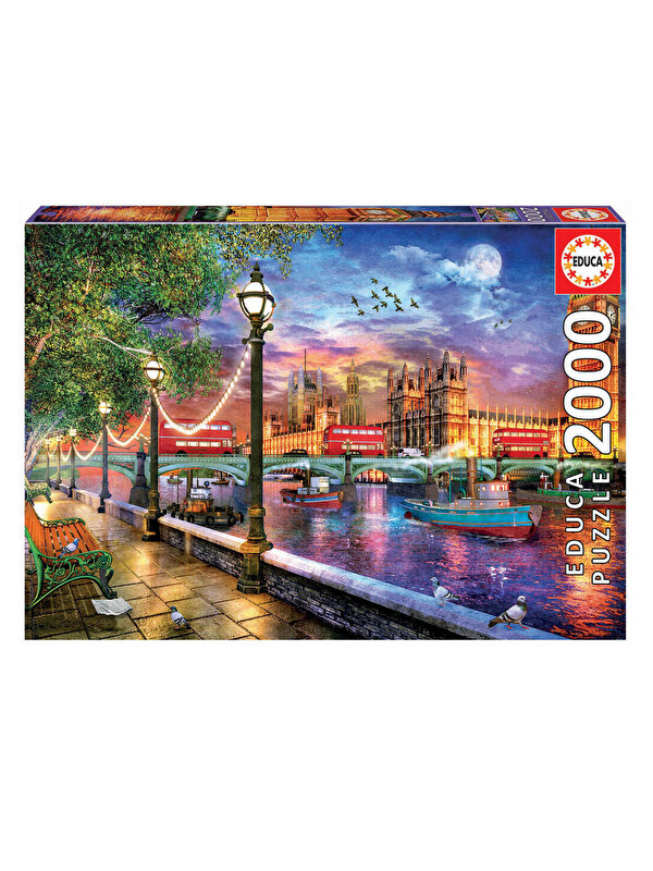 Educa Puzzle 2000 Parça Londra'da Batımı 19046