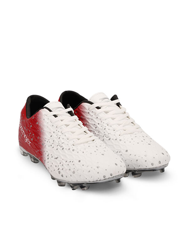 HANIA Erkek Futbol Ayakkabı Beyaz / Kırmızı - Görsel 3