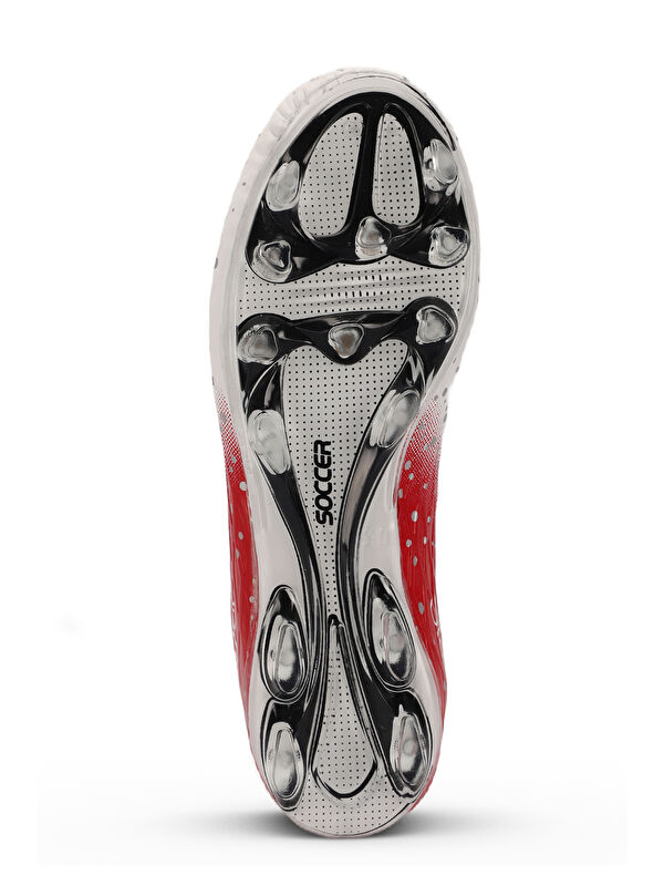 HANIA Erkek Futbol Ayakkabı Beyaz / Kırmızı - Görsel 8