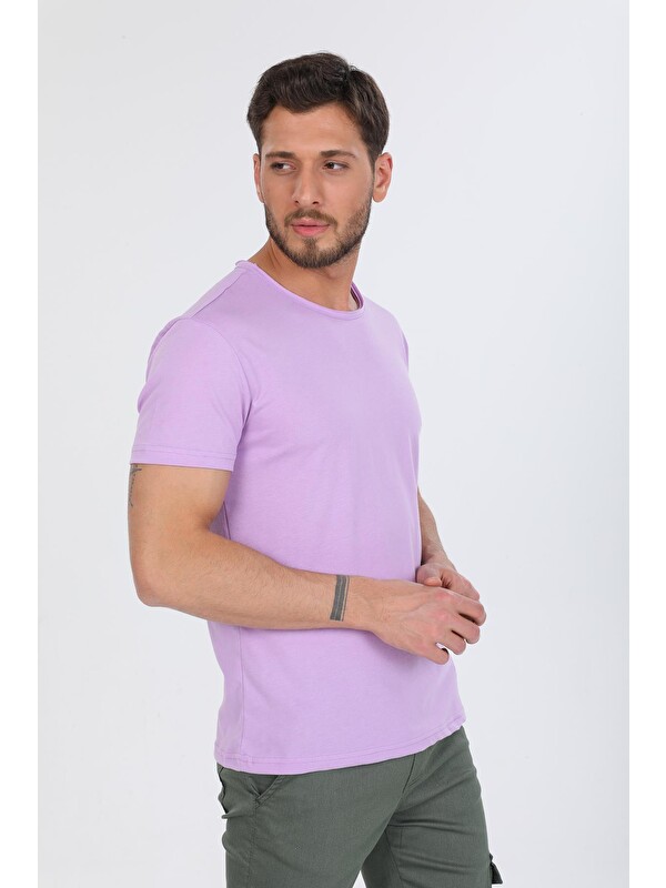 Domoda Oversize Fit Pamuklu Kısa Kollu Basic Uniseks Pis Yaka Unisex Tişört
