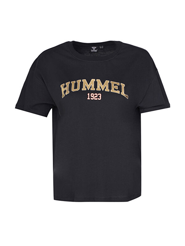 Hummel Sandalo Kadın Lacivert Yuvarlak Yaka Tişört