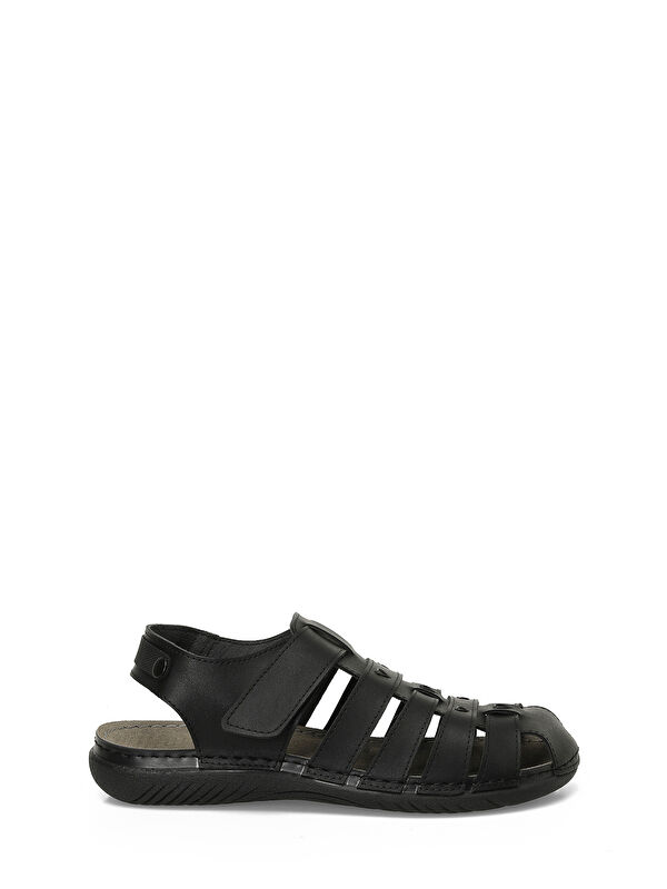 408025.M5FX Siyah Erkek Sandalet - Görsel 2