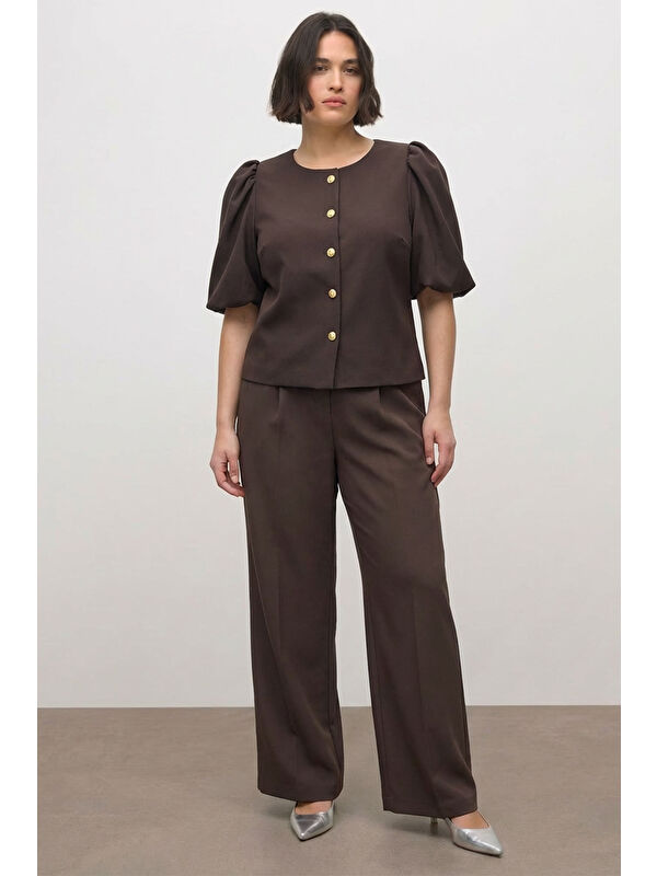 Mylinemoda Puf Kollu Kısa Ceket