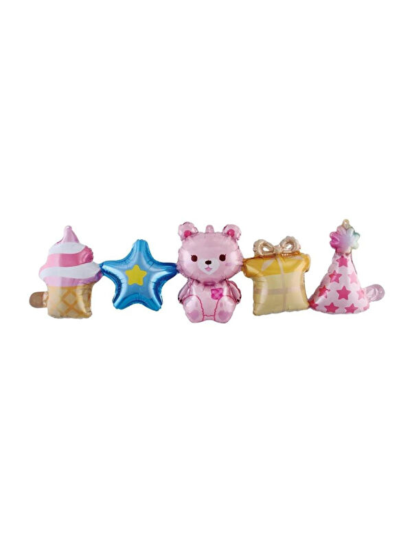 Le Mabelle Pembe Dondurma Balon Zincir Set