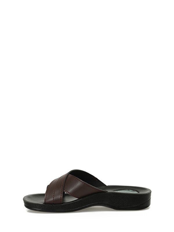 607014.Z5PR Bordo Kadın Terlik - Görsel 4