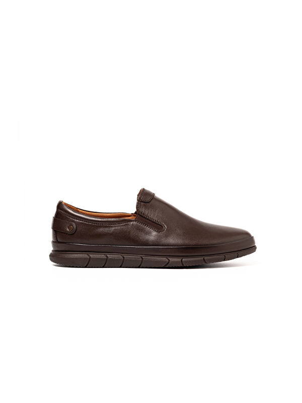 John May Erkek Sneaker OG-5424 104 Kahve Dolaplı Deri