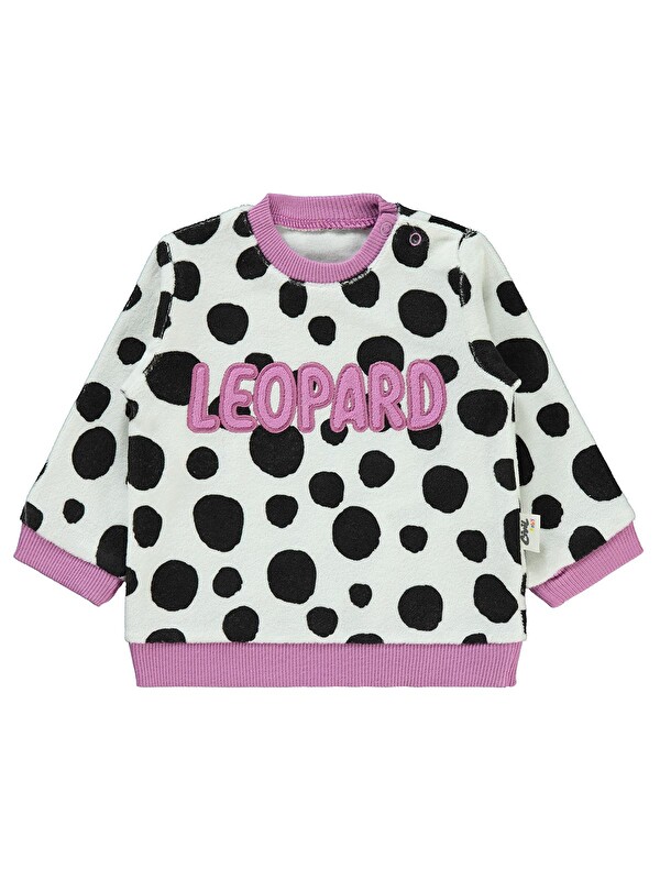 Civil Baby Kız Bebek Sweatshirt 6-18 Ay Leylak
