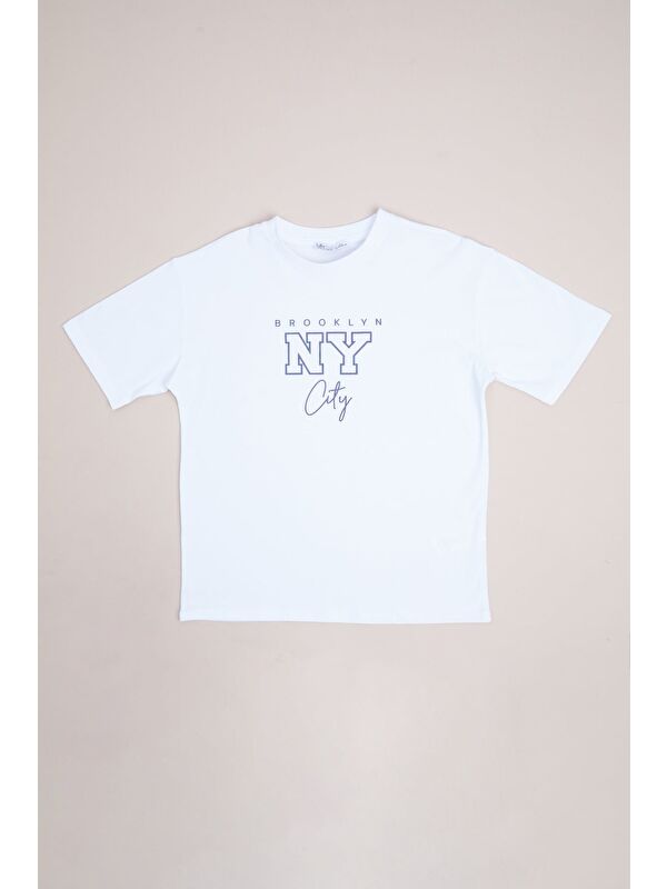 Fullamoda Brooklyn City Baskılı Erkek Çocuk Tişört