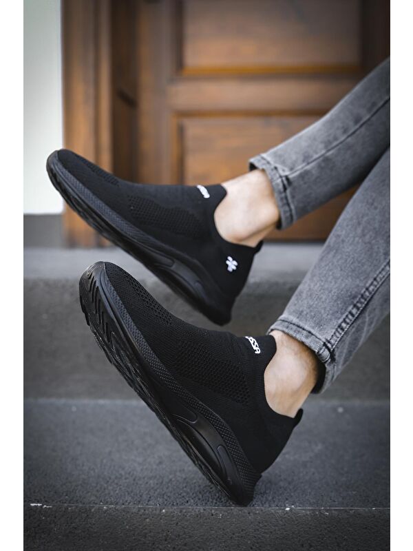 Ossa Slip On Nefes Alan Kalın Taban Erkek Sneaker - Görsel 3