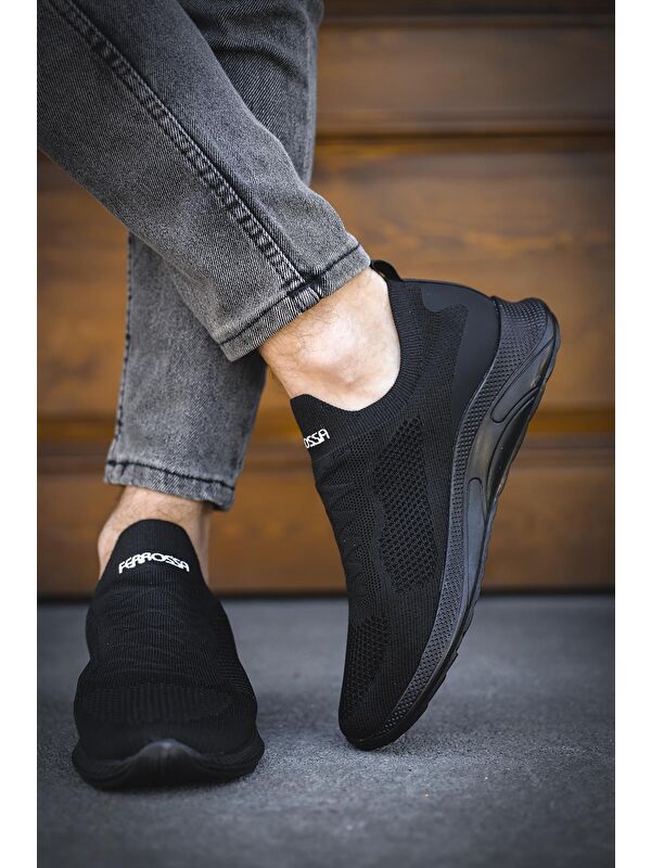 Ossa Slip On Nefes Alan Kalın Taban Erkek Sneaker - Görsel 4