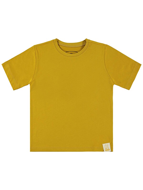 Civil Boys Basic Surf Etiketli 6-9 Yaş Tişört - Sarı