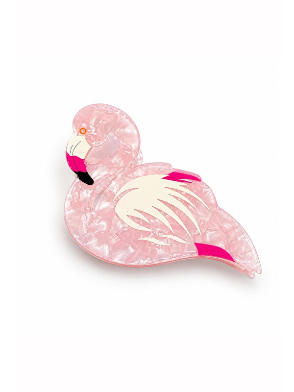 New Obsessions Pembe Flamingo Asetat Mandal Toka