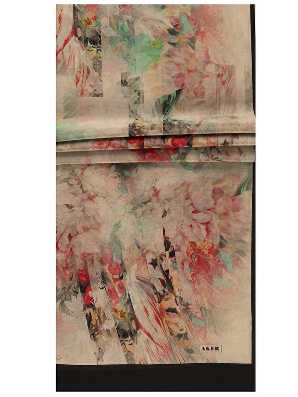 AKER Kemik 75X200 İpek Pamuk Şal