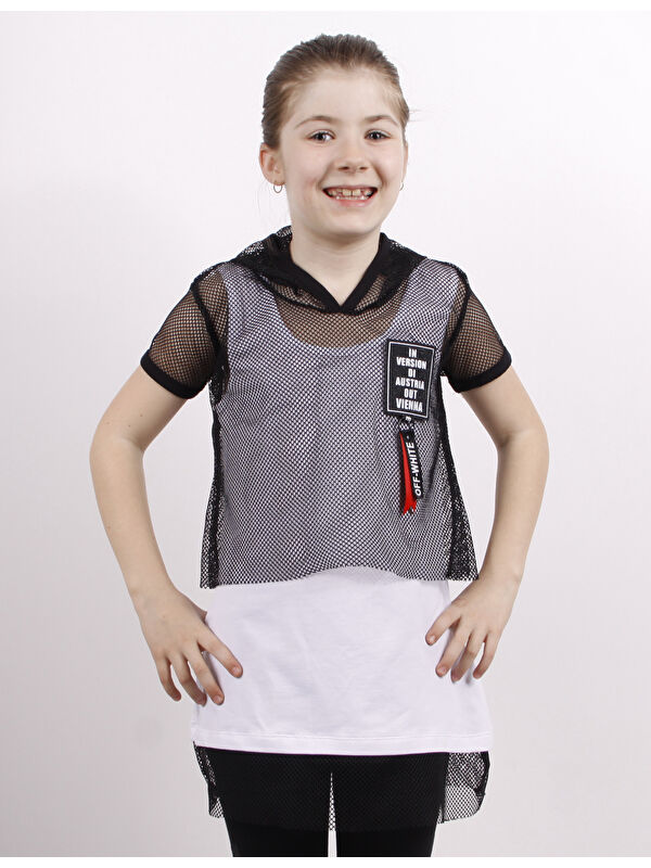 Toontoykids Kız Çocuk Tüllü 2 li Takım Elbise