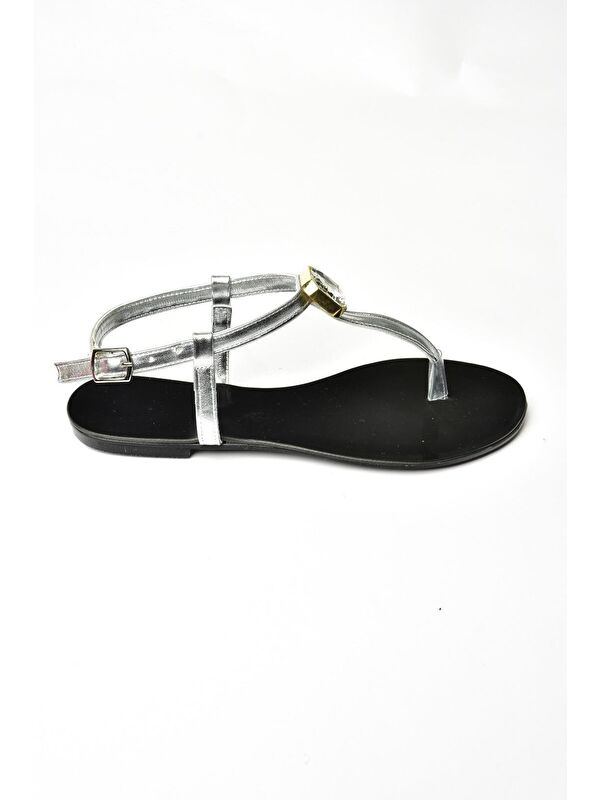 S2720952 Gümüş Kadın Sandalet - Görsel 7