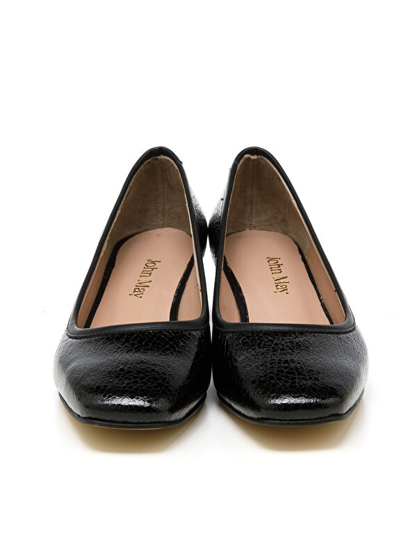 John May Siyah John May Stiletto Mar Kadın Topuklu/ MAR-25Y-133-780 Yılan