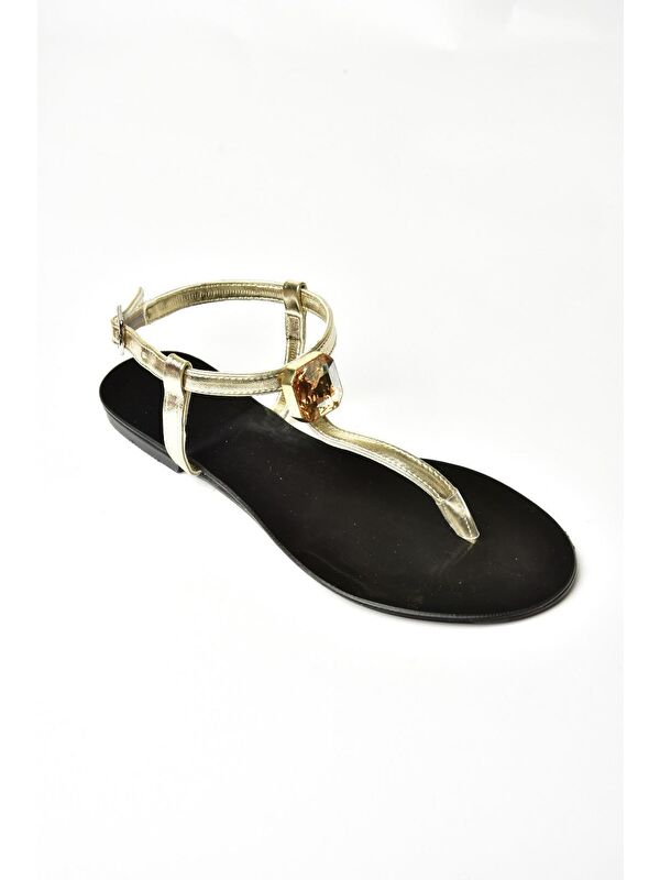 S2720952 Altın Kadın Sandalet - Görsel 7