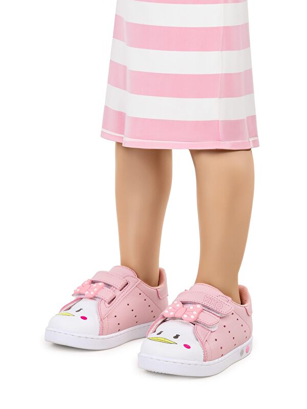 Bart Cırtlı Işıklı Kız Bebek Spor Ayakkabı - Görsel 3