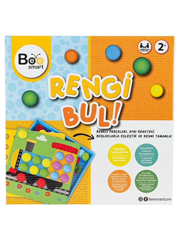 Bee Smart Rengi Bul Oyun Seti - Standart