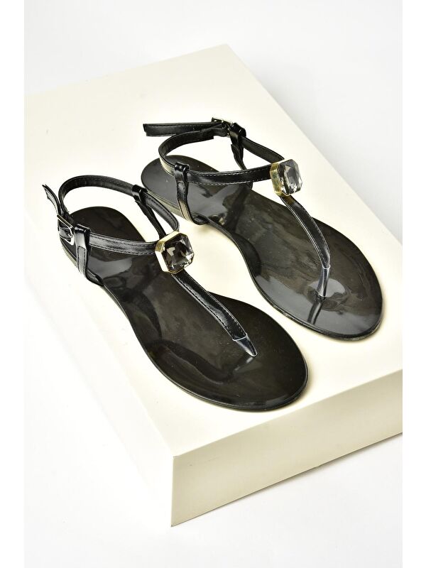 S2720952 Siyah Kadın Sandalet - Görsel 5