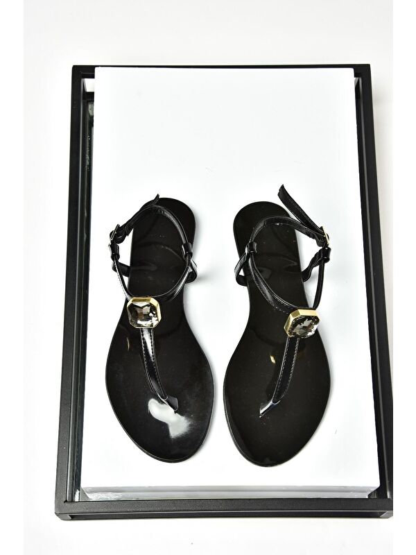 S2720952 Siyah Kadın Sandalet - Görsel 7