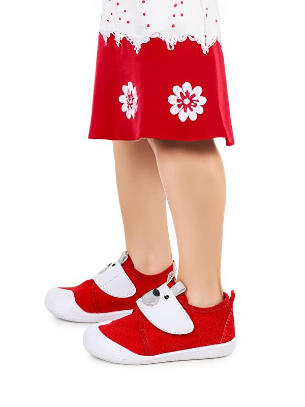 Winni Cırtlı Kız Bebek İlk Adım Panduf Ayakkabı - Görsel 3