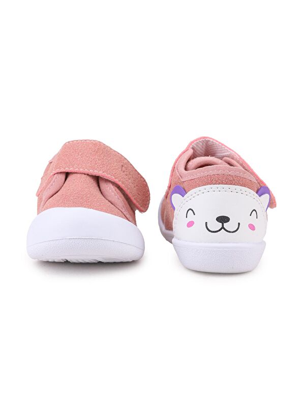 Catly Cırtlı Kız Bebek İlk Adım Panduf Ayakkabı - Görsel 5