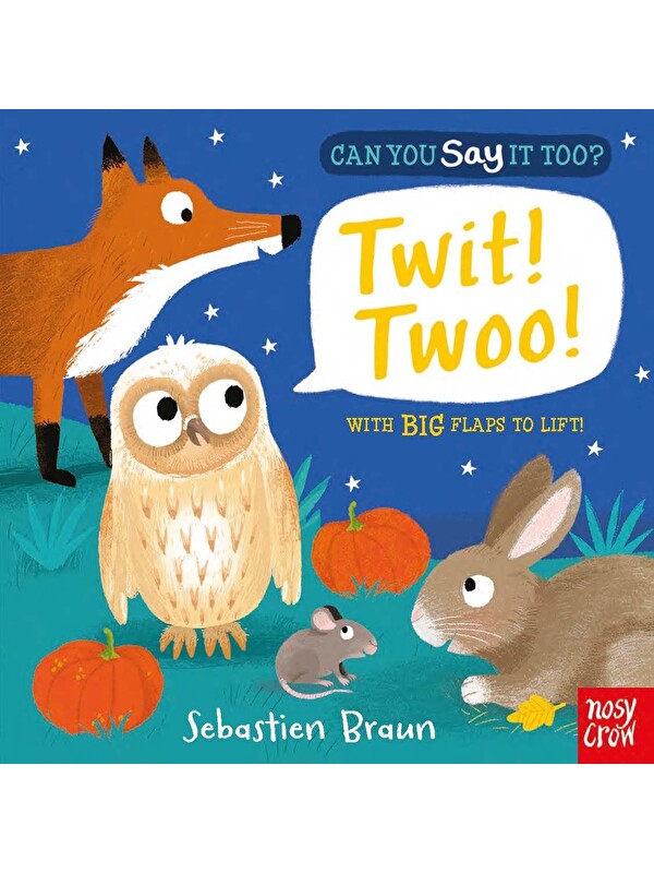 Nosy Crow Can You Say It Too?: Twit! Twoo!