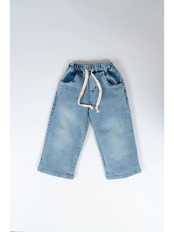 Jikko Baby Unisex Bel Bağcıklı Jean Pantolon 2003